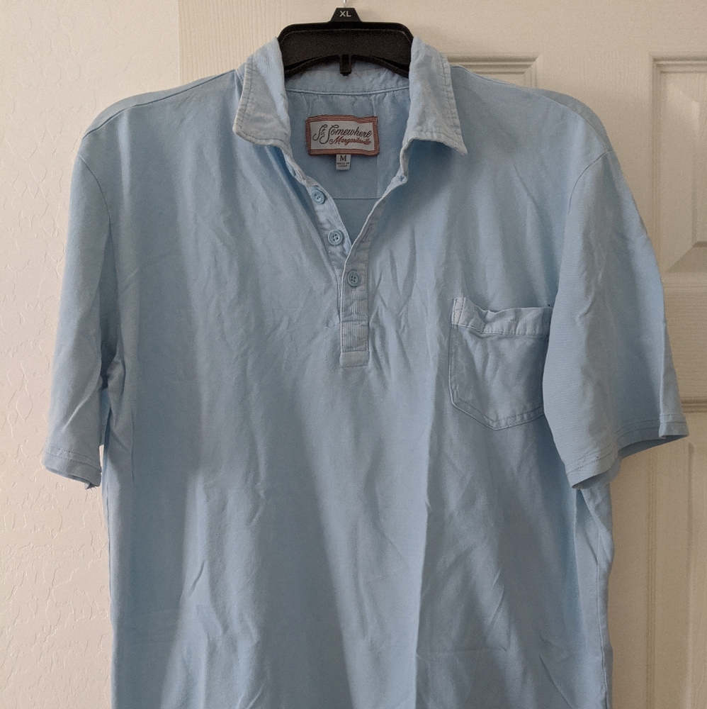 Men's blue medium polo shirt